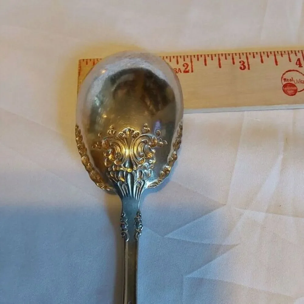 Silverplate International 1847 Rogers‎ Bros AVON PRESERVE  SPOON  7 1/2